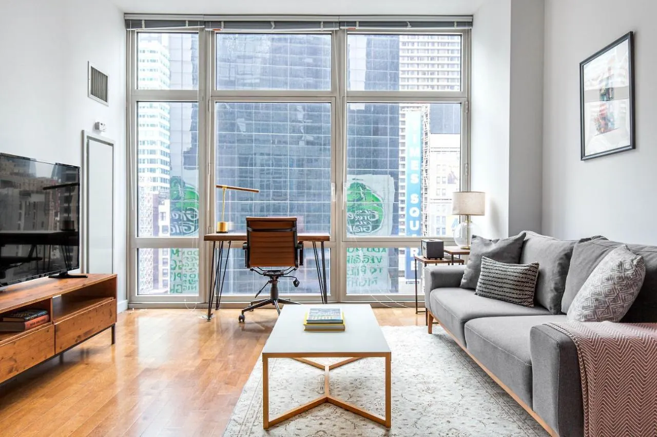 Апартаменты Midtown 1Br W Doorman Gym Nr Theater District Nyc-595 Нью-Йорк