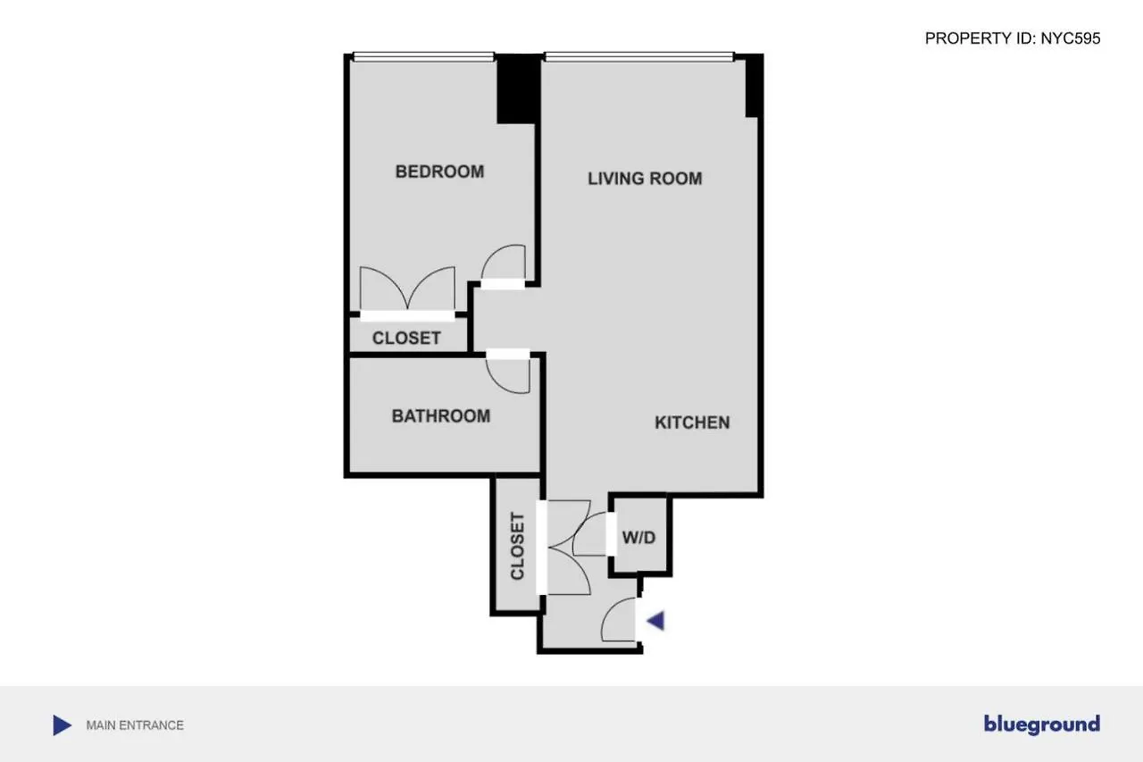Апартаменты Midtown 1Br W Doorman Gym Nr Theater District Nyc-595 Нью-Йорк 0*,  США